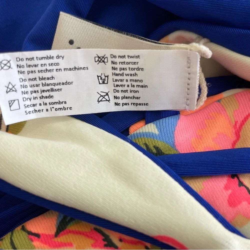 Maaji Safari One Piece Reversible Plunge Swimsuit Size L NWT